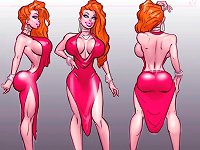 Pure joy and sexual satisfaction with huge cartoon boobs girls