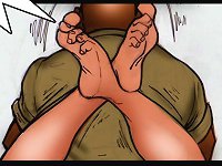 Interracial porn cartoons. Hold on baby cause Im about to give all of it! Yes, fill my pussy up!