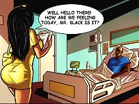 Interracial porn comics. I`m Brittany and I`ll be your nurse, let`s take a look what we have