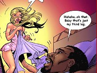 Interracial comic porn. So if your hands are behind your head then whats rubbing against my butt!
